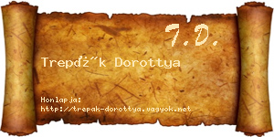 Trepák Dorottya névjegykártya